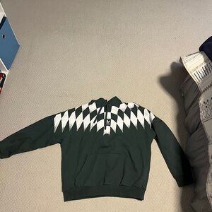 Dark Green adidas hoodie